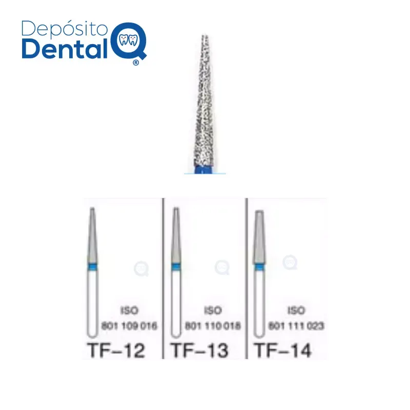 Fresa de Diamante FG Troncocónicas Punta Plana (5 uds)
