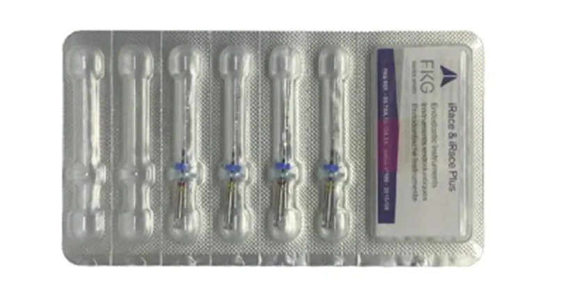 Système d’endodontie iRace plus Assortiment ( La plaquette de 4 limes ) : FKG