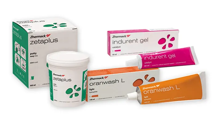 KIT ZETA PLUS + ORANWASH L + INDURENT GEL : ZHERMACK