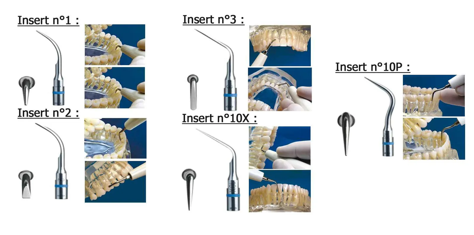 Inserts de détartrage : SATELEC