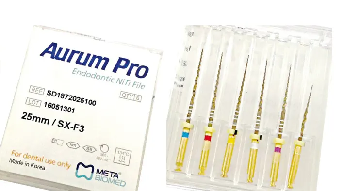 Aurum Pro ( La plaquette de 6 limes ) : META BIOMED