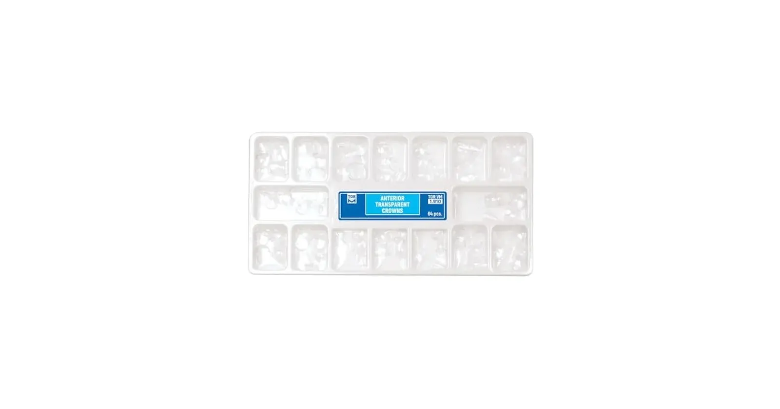 Preformed Temporary Transparent Crowns For Kids