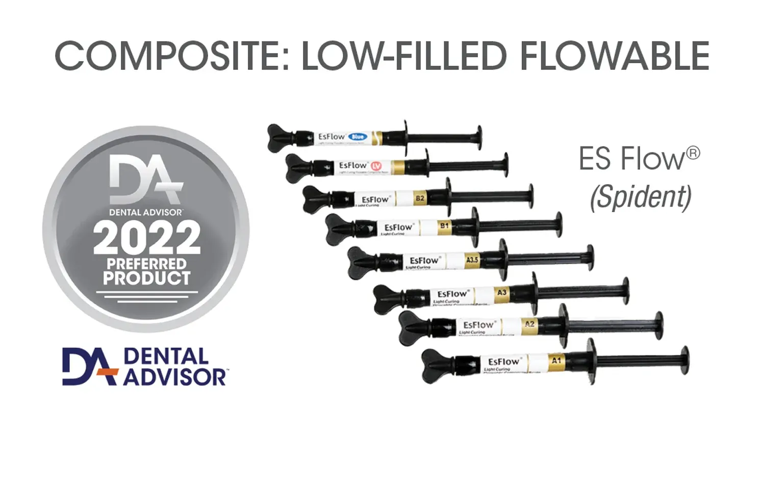EsFlow® Shade A2 Light-cured flowable composite resin