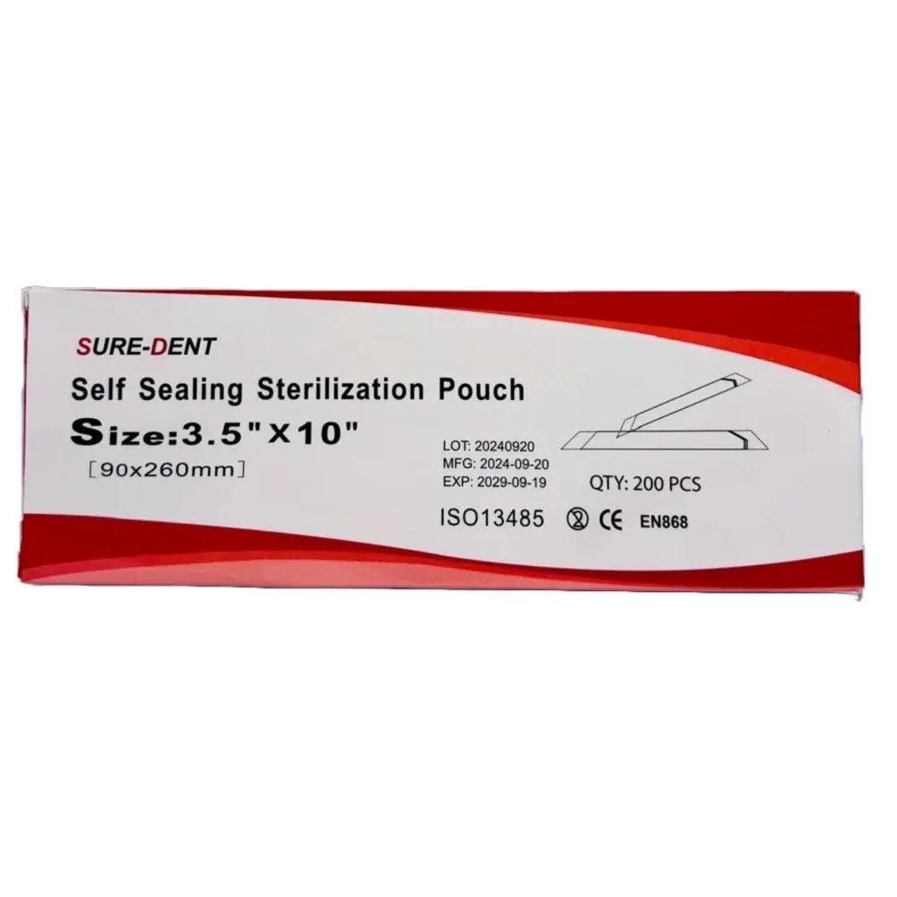 Self-Sealing Sterilization Pouch – Sure Dent