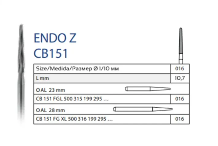 Fraise ENDO Z (VERDENT)