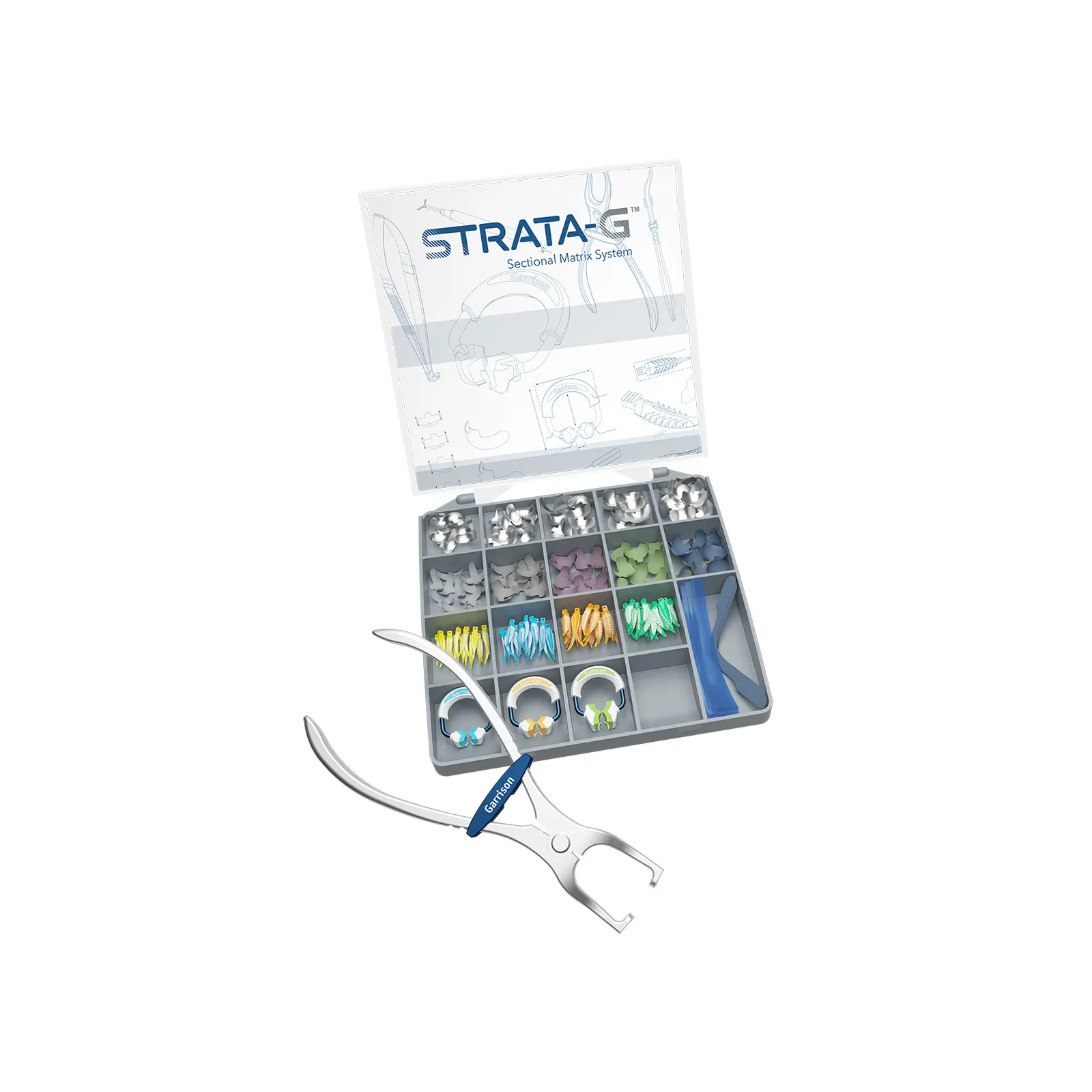 Strata-G™ Sectional Matrix System Kit/ Complete Intro Kit- ref: SG-KSH-10