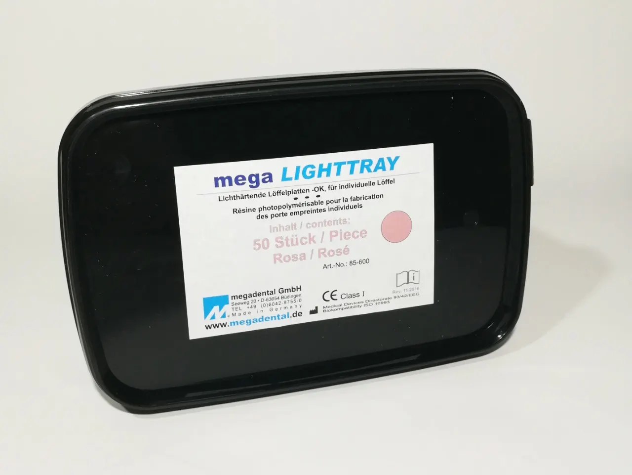 MEGA Light Curing Plate Pink 50 pcs