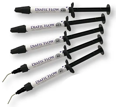 DiaFil flow Light Cured Flowable Restorative Composite Resin, Diadent