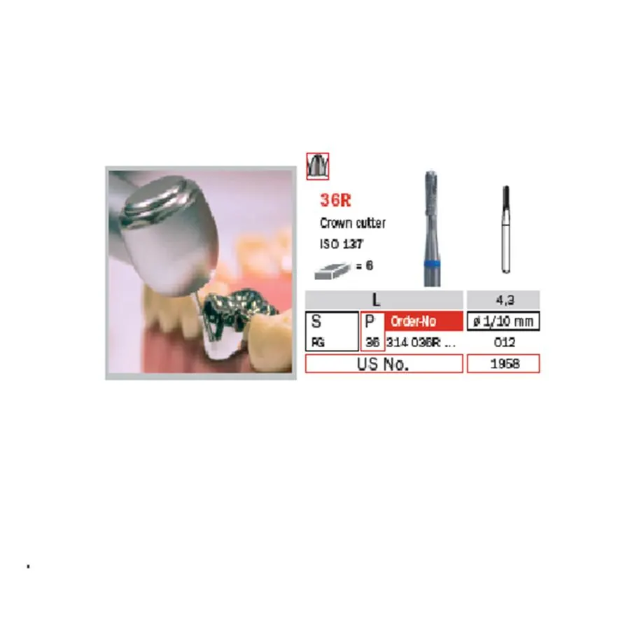 Burs, crown & bridge cutter, Diaswiss