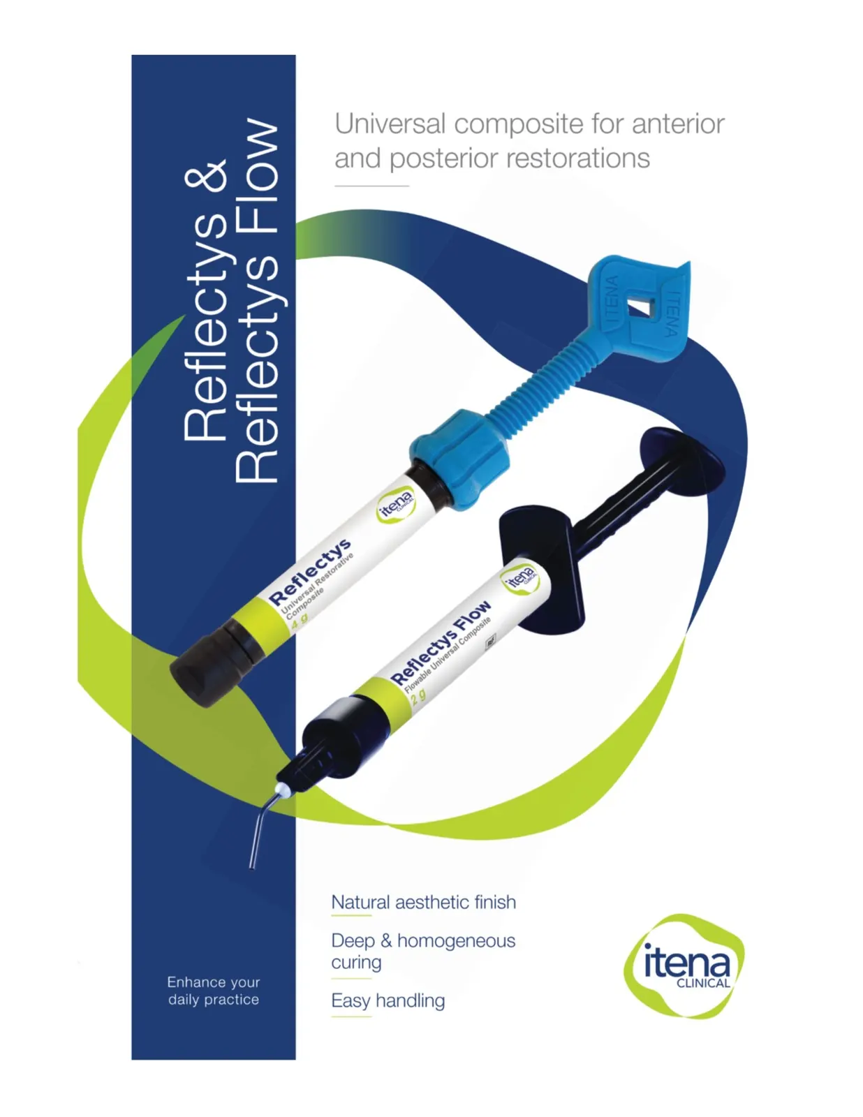 Universal composite for anterior and posterior restorations, Itena
