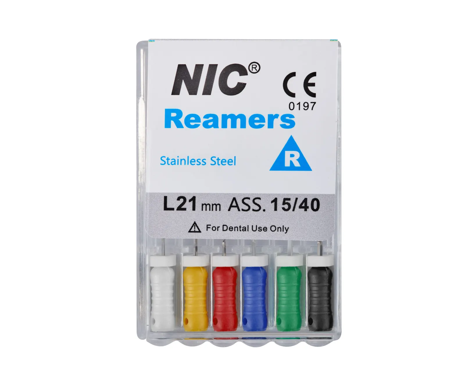 hand reamer Steel, K-file, Reamers, H-file, Pluggers, Spreaders, Nic