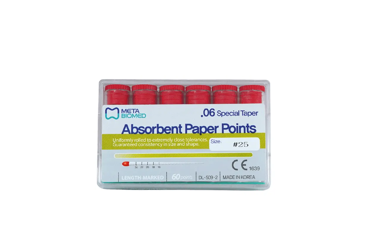 Absorbent Paper Points 06 25-LM-Meta Biomed-Korea