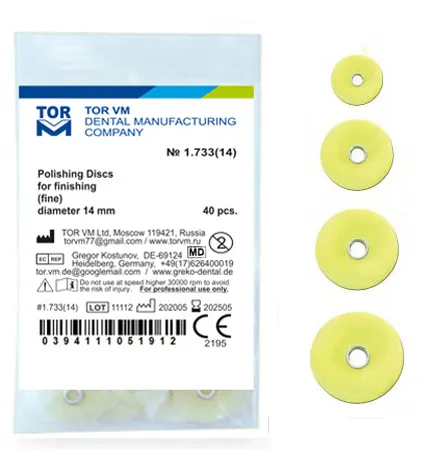 TORVM Polishing Discs for Finishing (fine) № 1.733 40 pcs.