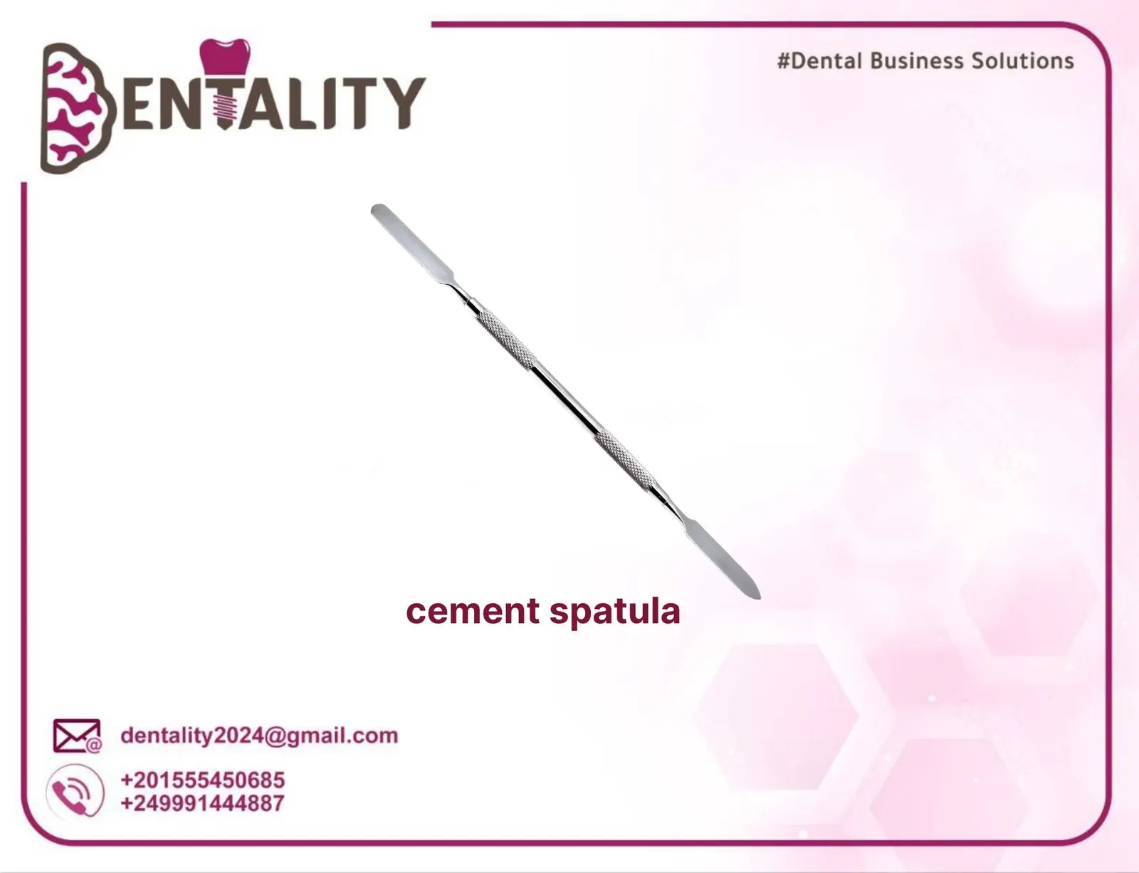 Cement spatula