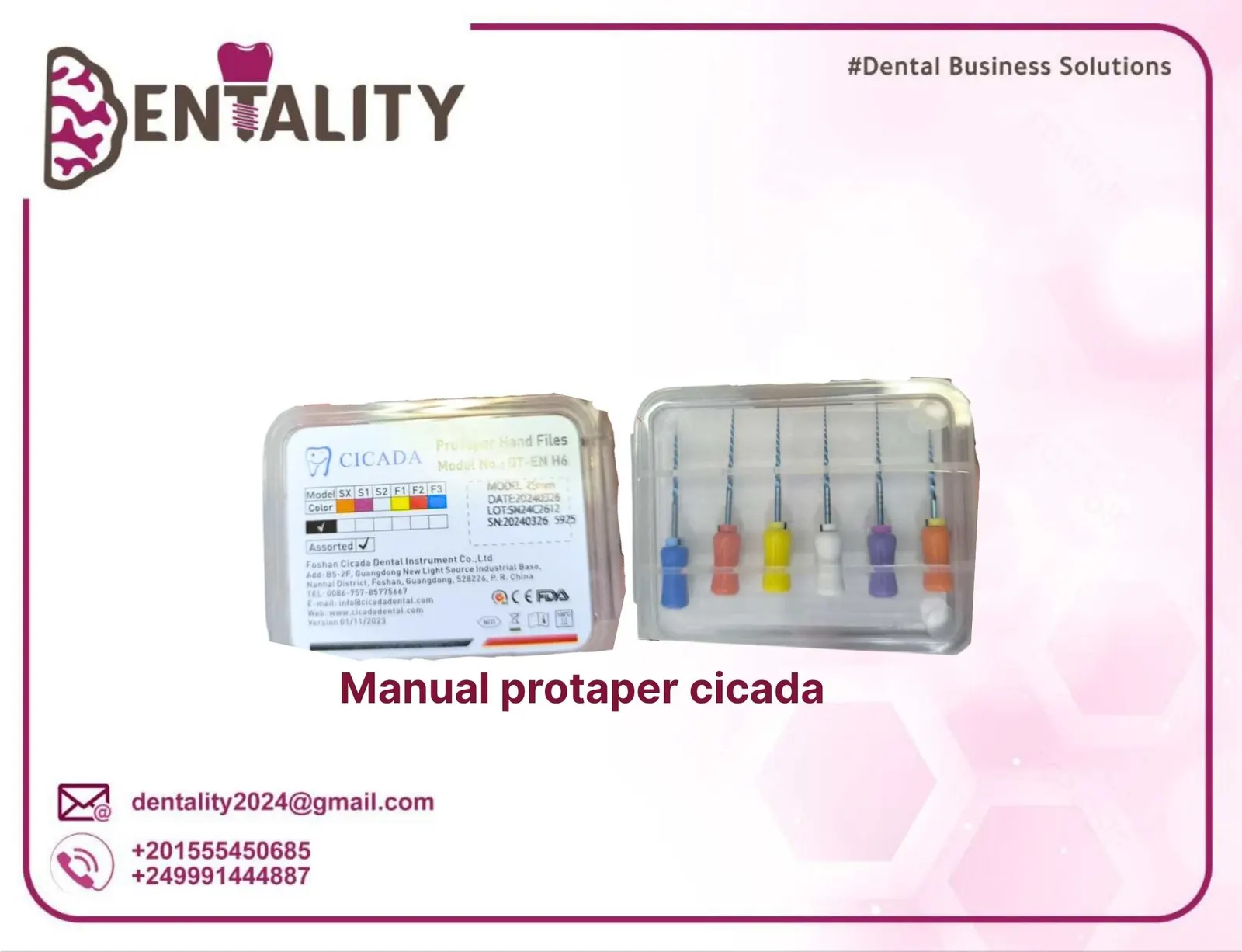 Manual protaper Cicada
