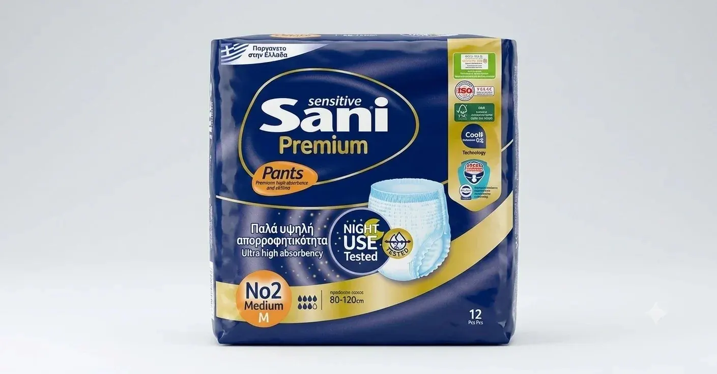 حفاضة لكبار السن شورت ليلي (SANI)