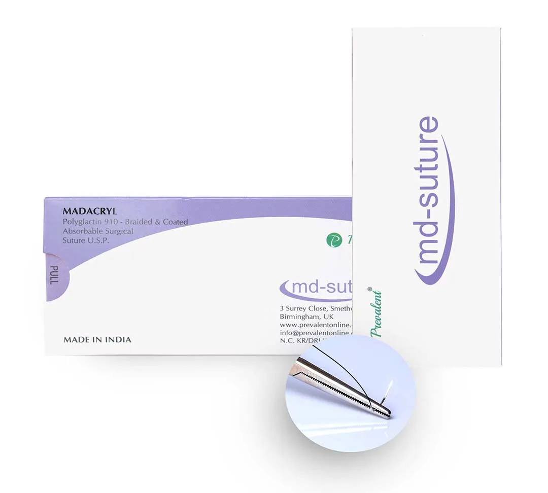 SUTURE ABSORBABLE USP 5.0- 6.0 – MADACRYL