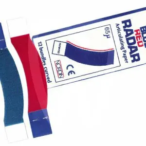 Nordin Radar Blue/Red Articulating Paper 12pcsx12sheet