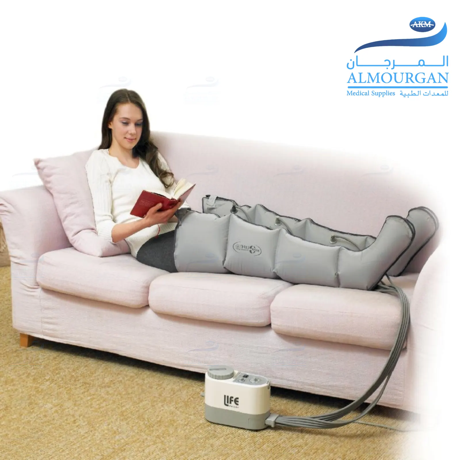 Lymphadema Compression Device | جهاز تنشيط دوران الاطراف والعقد اللمفاوية