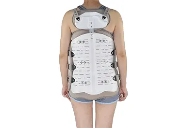 Adjustable Thoracic back Lumbar support orthosis Type breathe freely | جبيرة تقويم صلبة لفقرات الظهر القطنية والصدرية