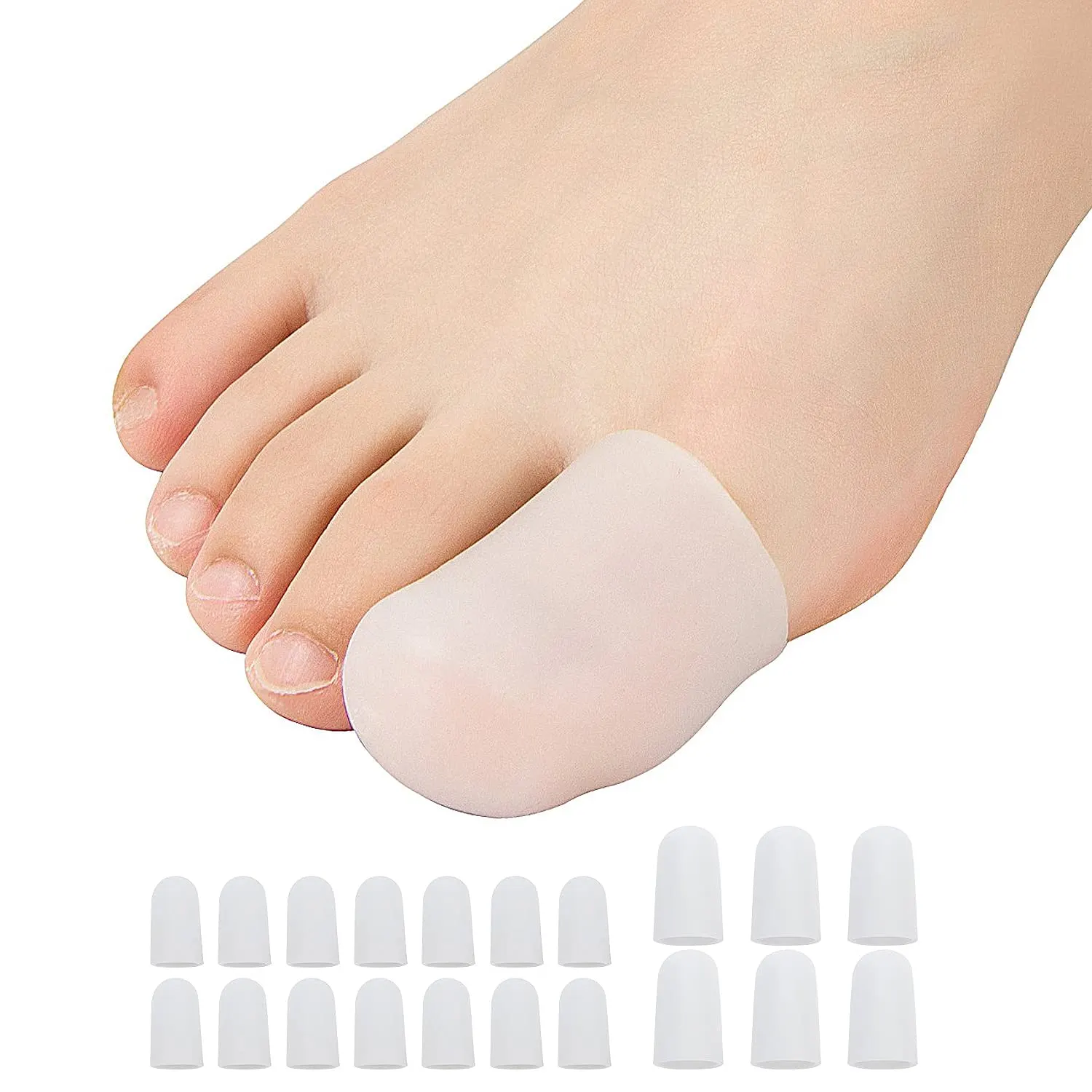 Toe Cap – 1 Short 1 Long | غطاء سيليكون لاصبع القدم
