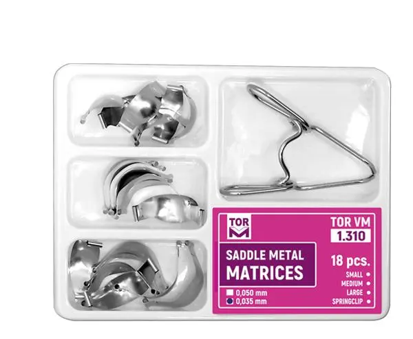 TOR-VM Saddle Metal Matrices Kit – 18pcs