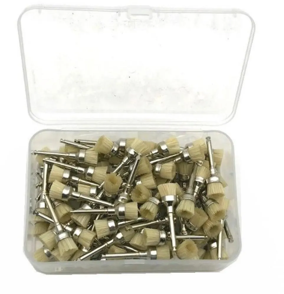 Prophy Brush , Latch Type, Brown , PK/100- 802-912D