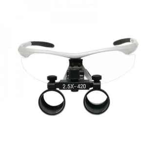 Loupes 2.5 magnification, plastic frame