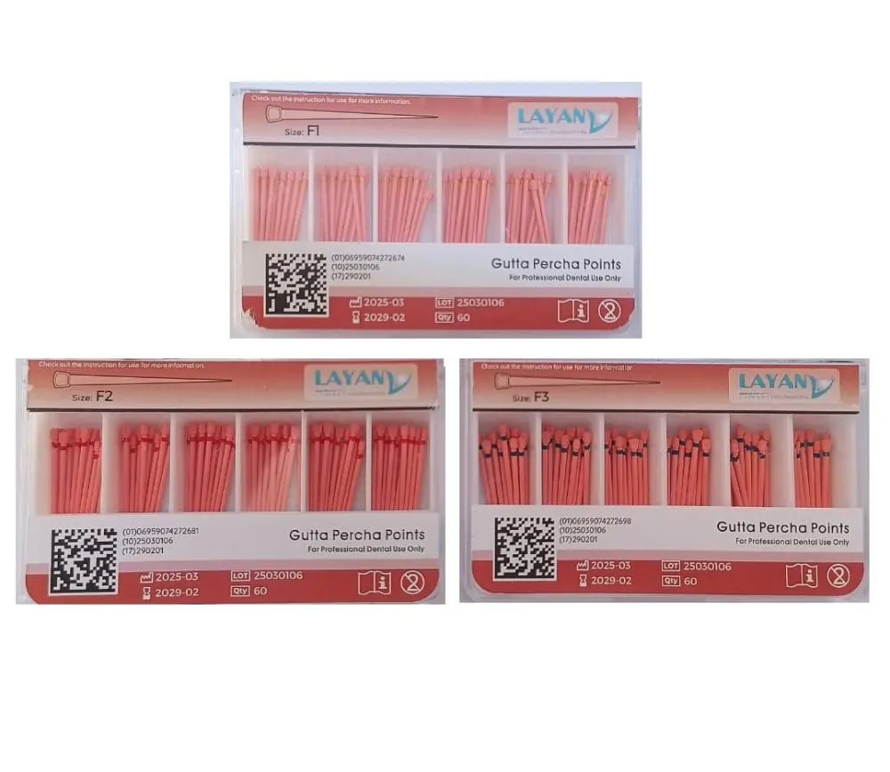 Perfect Gutta Percha Size F Packed 60pcs