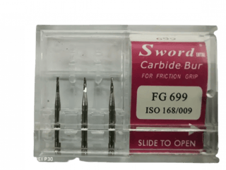 FG CARBIDE BUR SWORD ISO:168/009-(pack of 3 ) - FG699