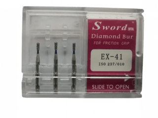 FG DIAMOND BUR ISO:237/010- (pack of 5 ) - EX-41/5