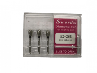FG DIAMOND BUR ISO:237/032- PK/3- EX-26B