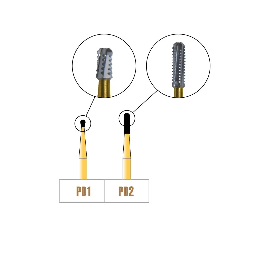 Pac-Dent Crown Cutting Burs 10/Package