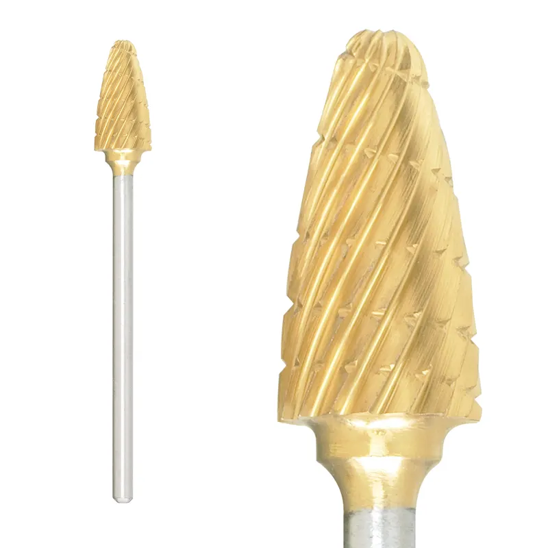 84T – Gold Titanium Coated Acrylic Carbide Bur