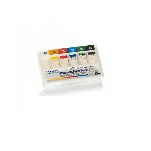 Absorbent Paper Points ISO Standard (.02 Taper) Color-Coded