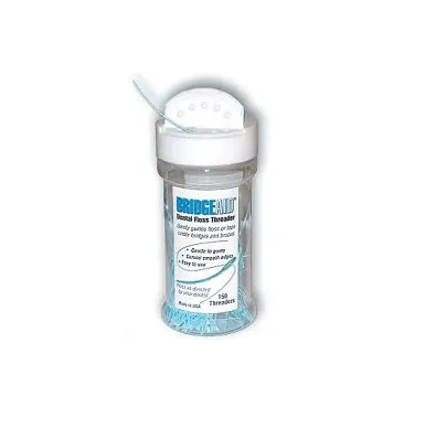 BridgeAid Dental FlossThreaders Dispenser Bottle