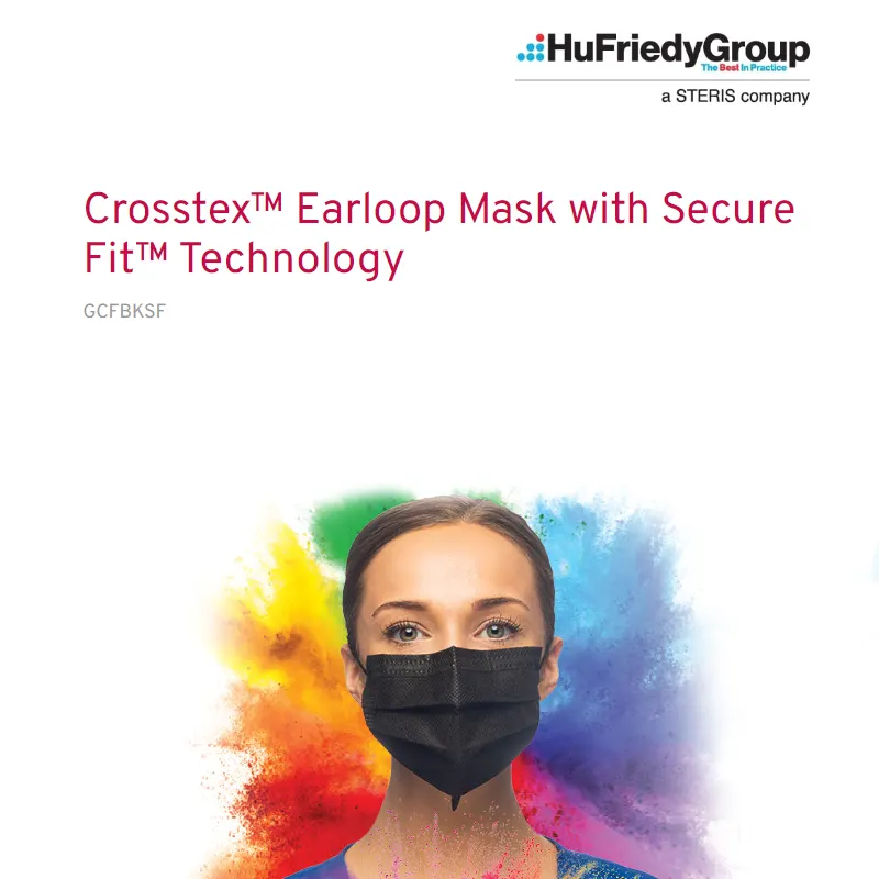 BLACK Surgical Mask with Secure Fit Technology