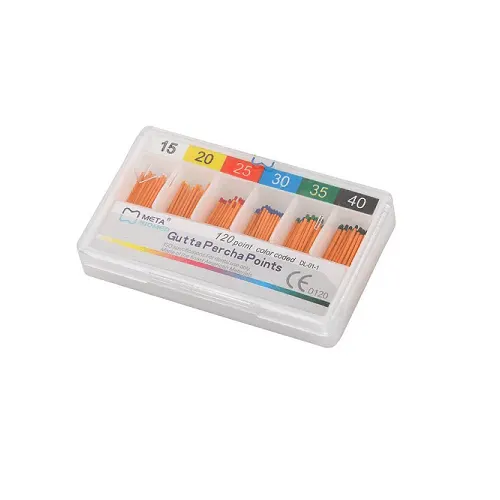 Gutta Percha Points ISO Standard (.02 Taper) Color-Coded