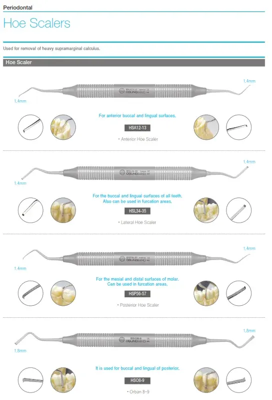 Osung Dental Hoe Scalers Original