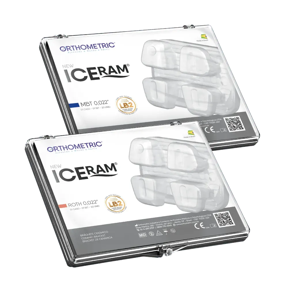 NEW ICE CLEAR – CERAMIC BRACKET ROTH 0.022