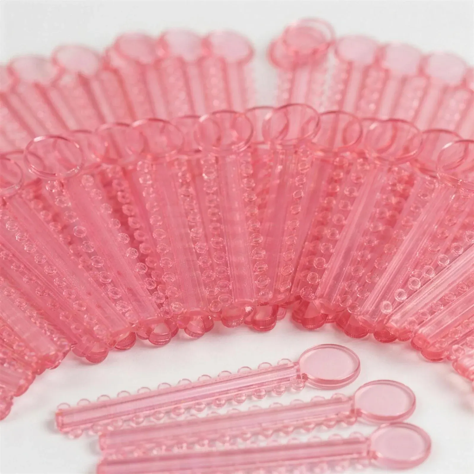 legature plastique rose
