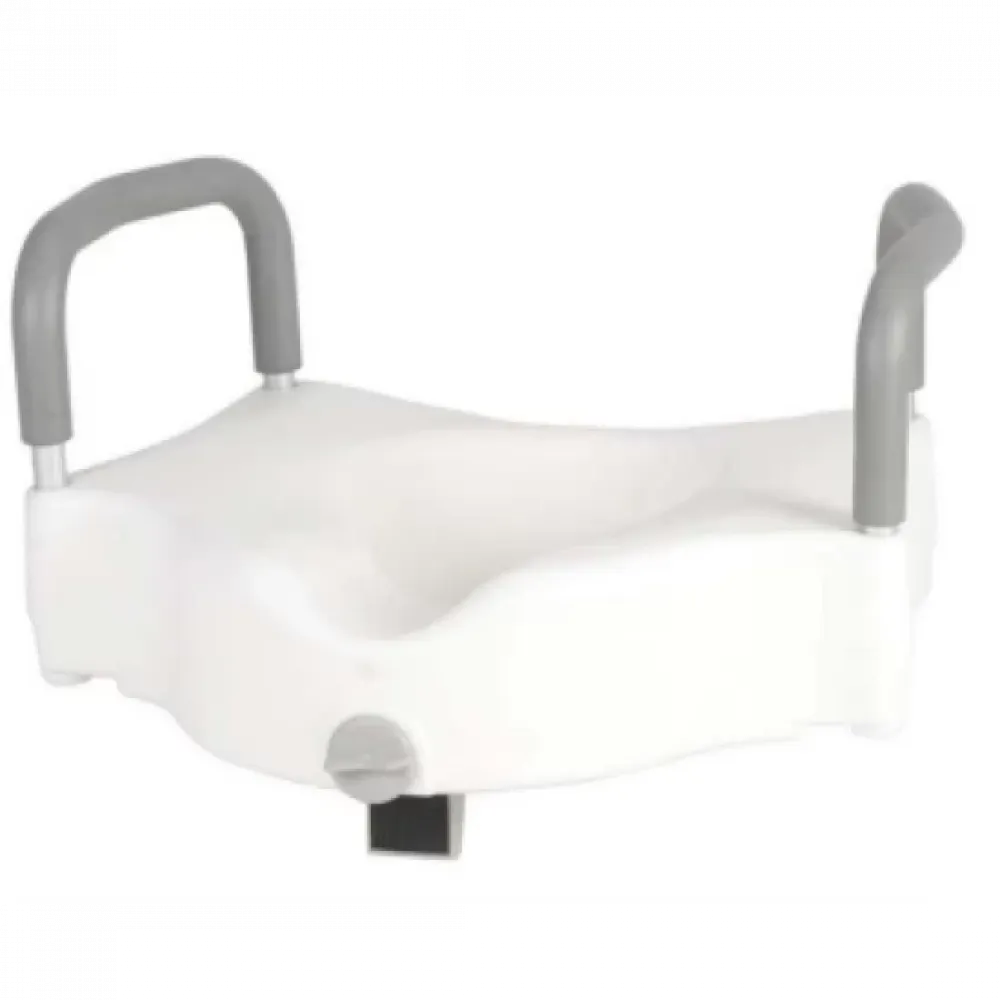 Over the toilet seat with support