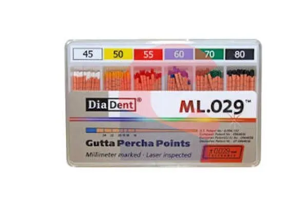 Diadent Gutta Percha with scale #45-80