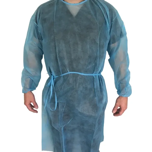 D2D Disposable Isolation Gowns - Elastic Cuff - CASE