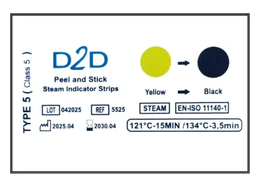 D2D Peel and Stick Class 5 Indicators