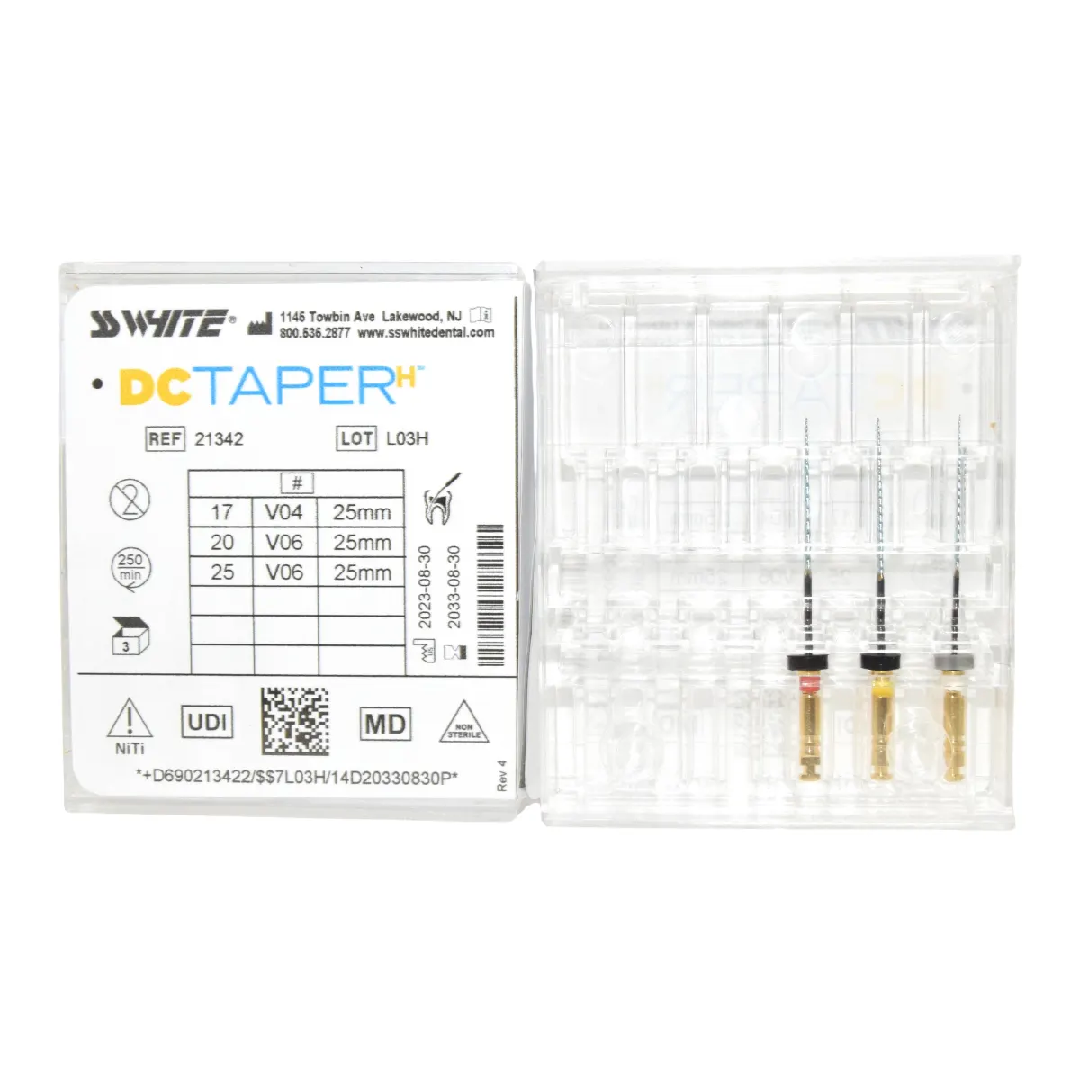 DCTAPERH ROTARY FILE 17/20/25 25MM ASSORTED – 3 PACK