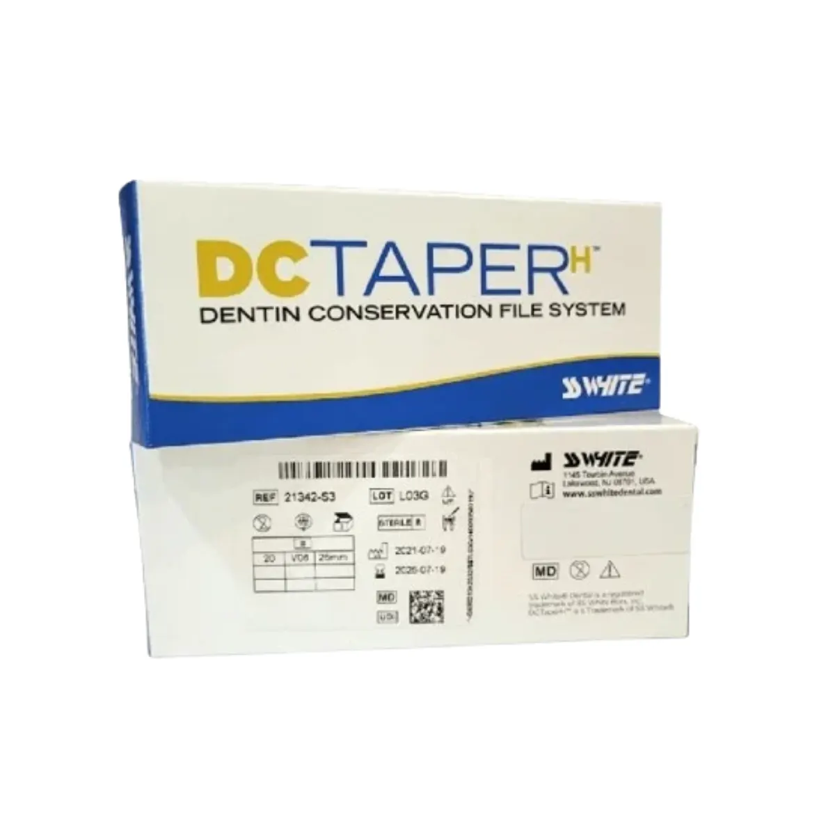 DCTAPERH ROTARY FILE 17/20/25 25MM DENTIN CONSERVATION FILE SYSTEM – 3 PACK