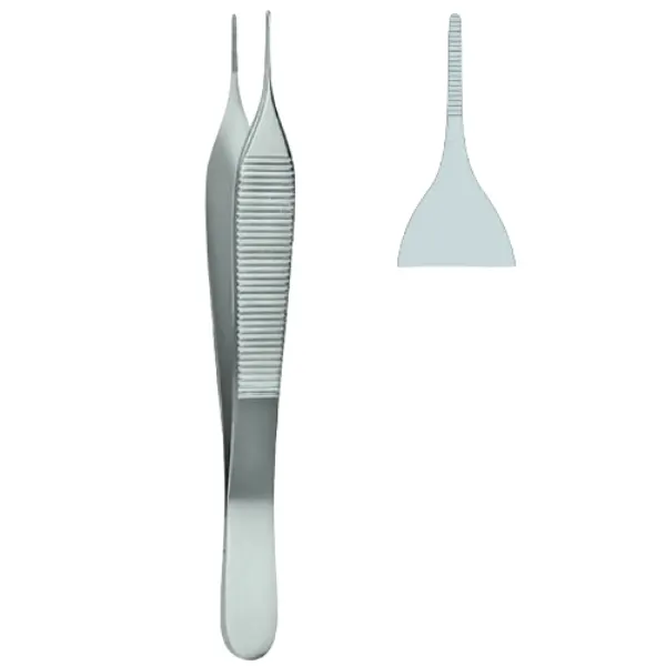 Tissue Forceps, Adson, 1×2 Teeth,12 cm