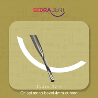 chisel mono bevel 4mm cvd depth mark