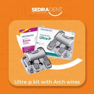 Self ligating bracket Ultra-P MBT 0.022 + Arch Sequence